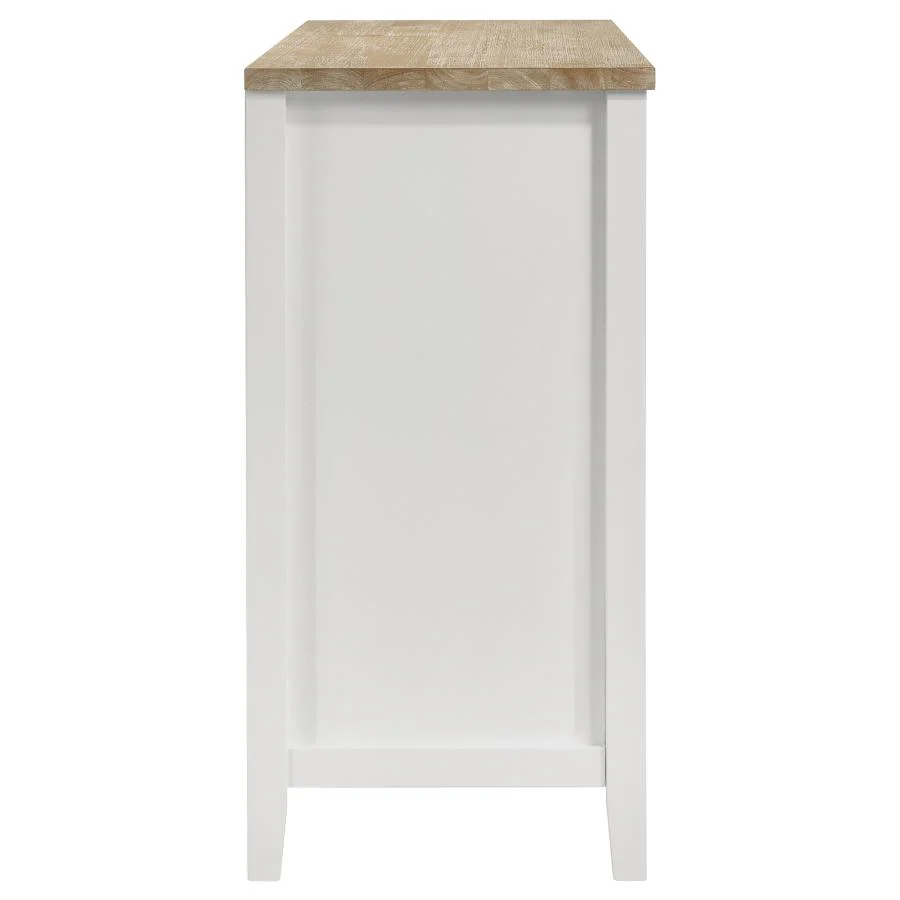 Hollis 2-door Dining Sideboard Buffet Storage Cabinet White - Image 9