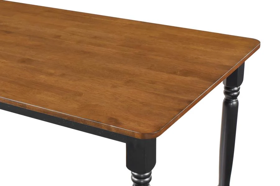 Hollyoak - Rectangular Wood Dining Table - Walnut - Image 6