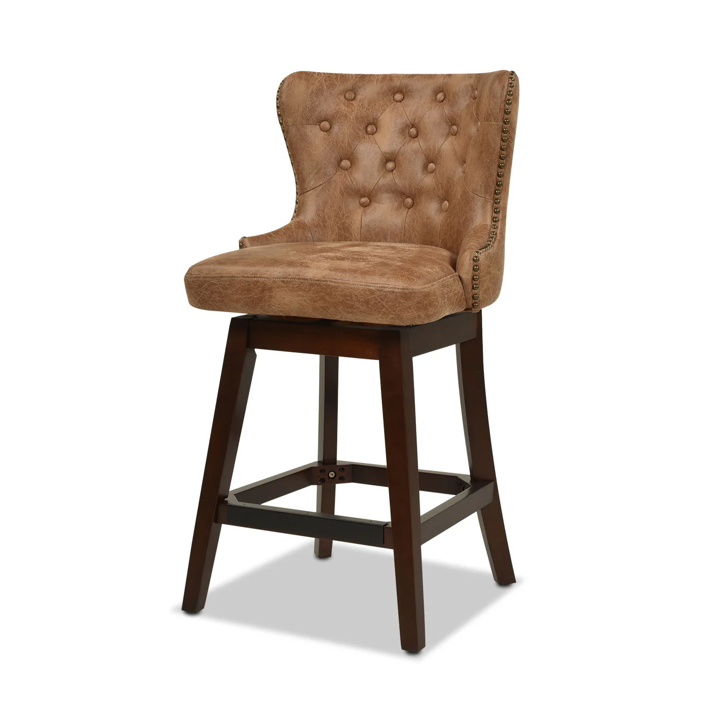 Holmes - Tufted High Back 360 Swivel Counter Height Barstool - Image 27