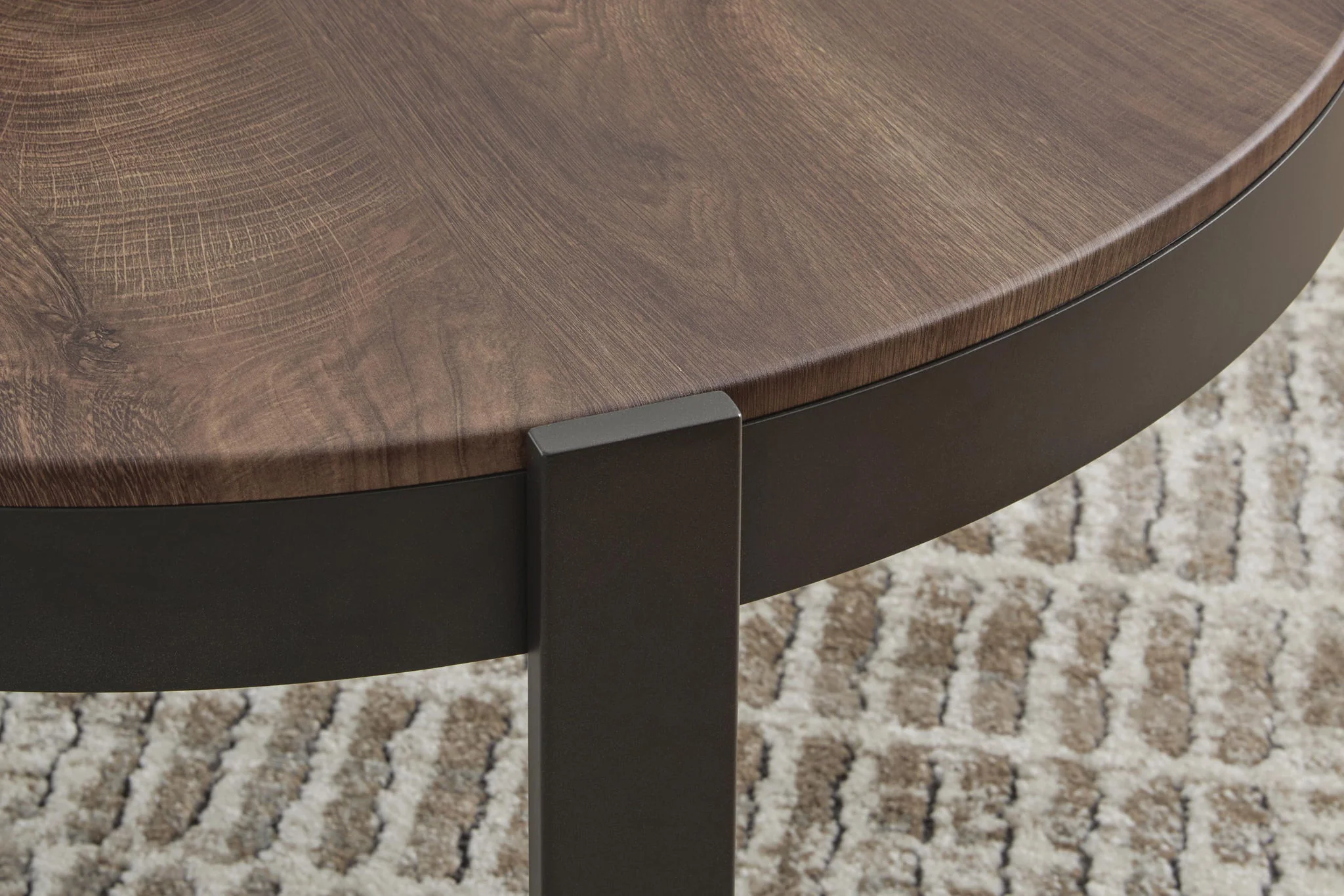 Horizon Hills - Occasional Table Set (Set of 3) - Brown / Black - Image 4