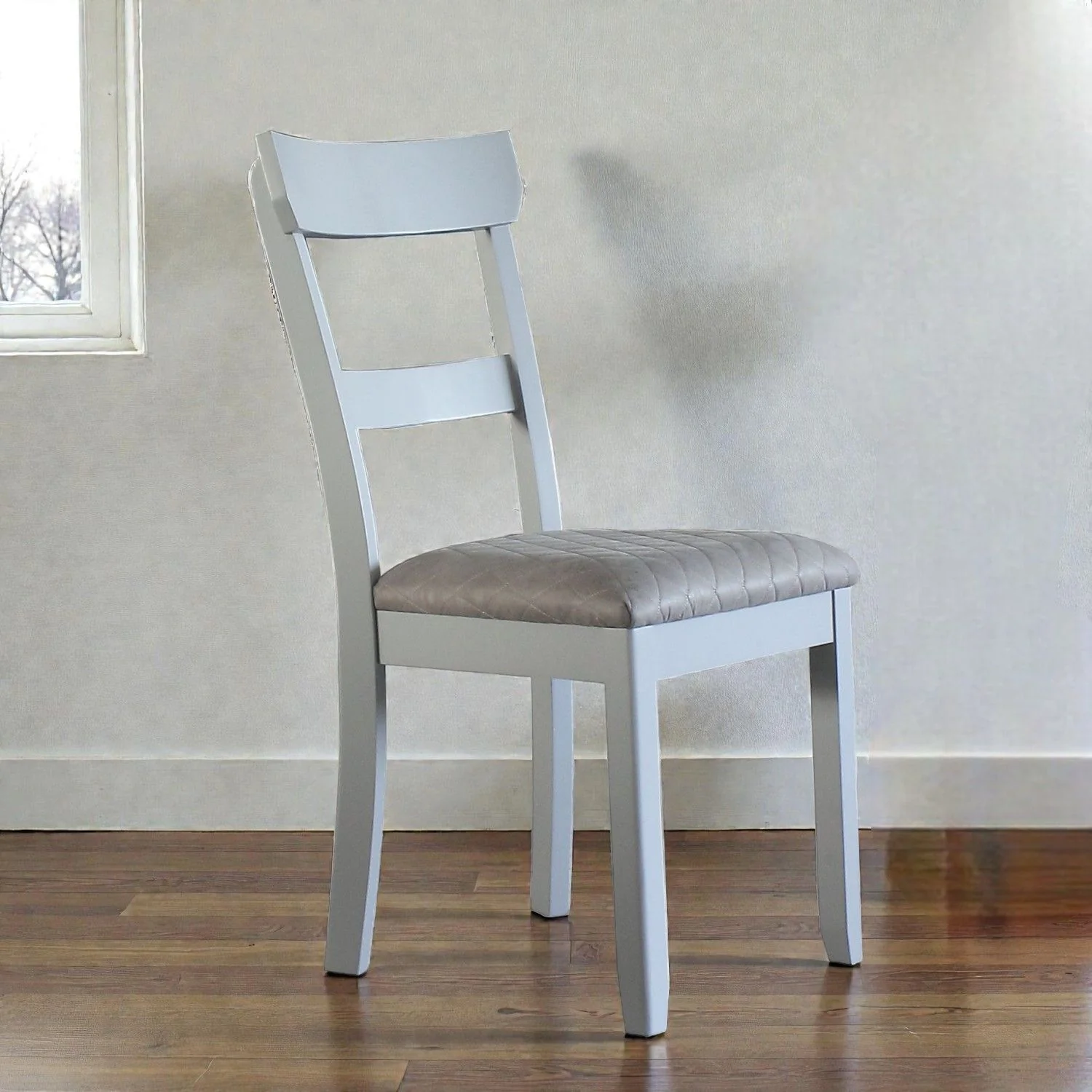 House Marchese - Two Tone Side Chair (Set of 2) - Gray / Pearl Gray - Image 5