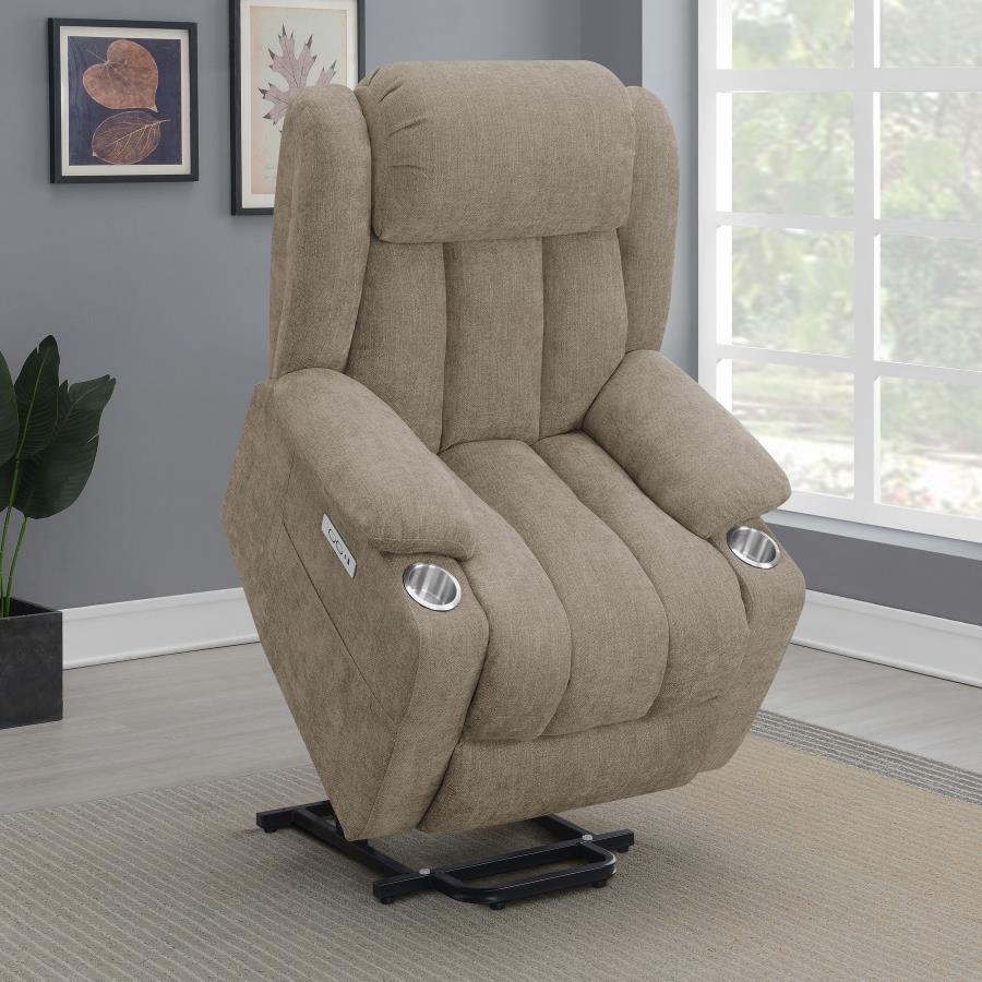 Houston - Upholstered Power Lift Recliner Chair - Image 13