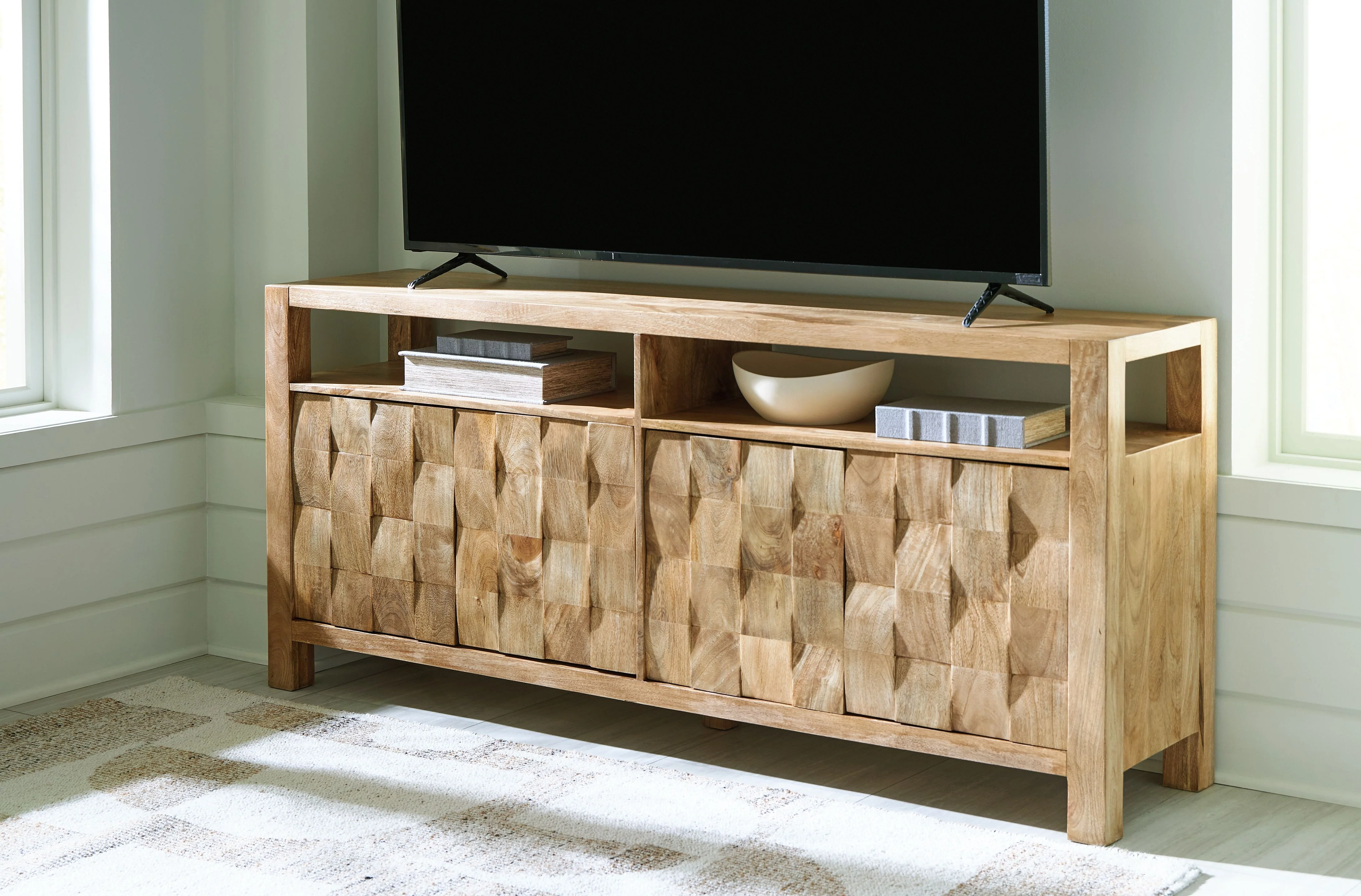 Hudwick - Accent Cabinet - Natural Brown - Image 3