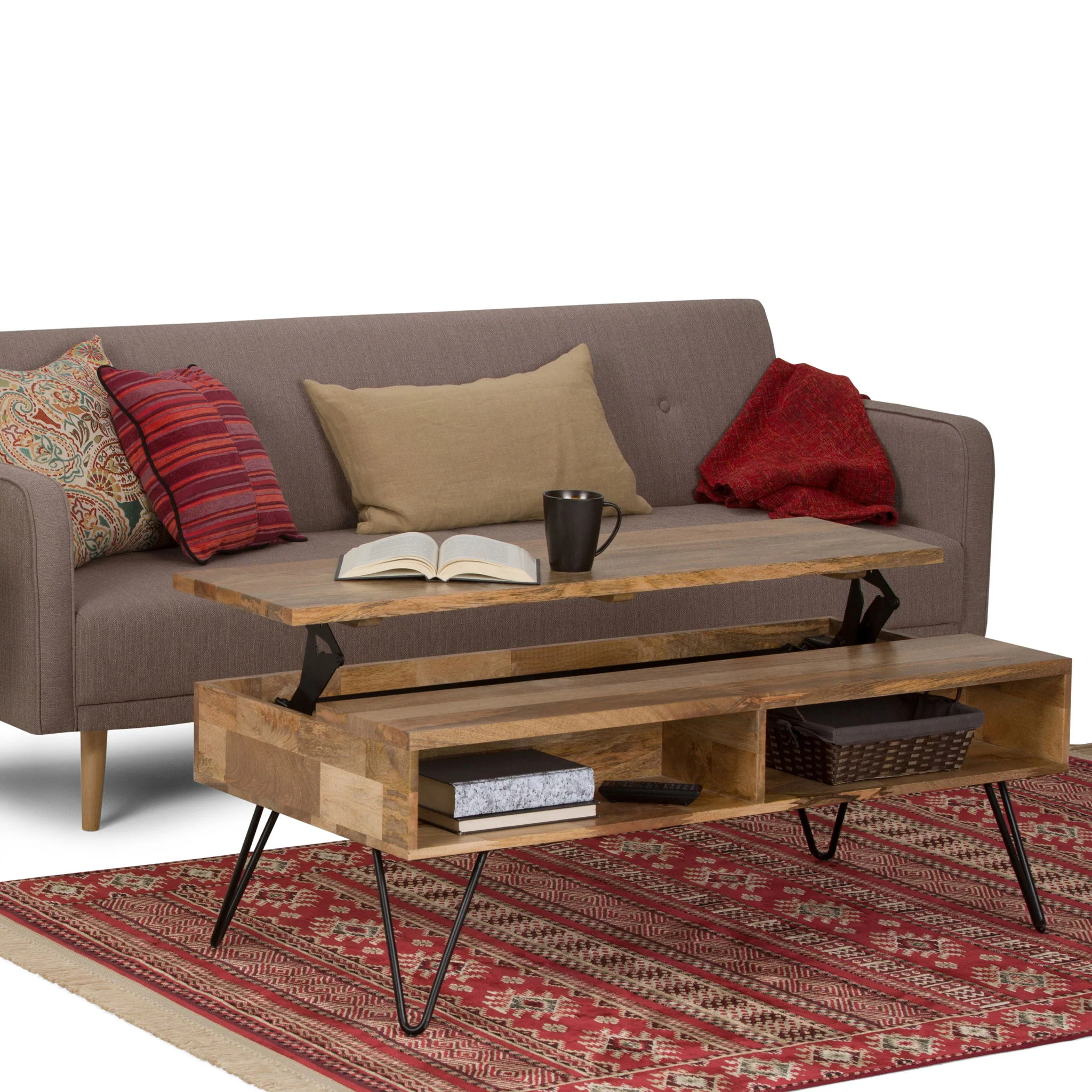 Hunter - Handcrafted Lift Top Coffee Table - Image 12