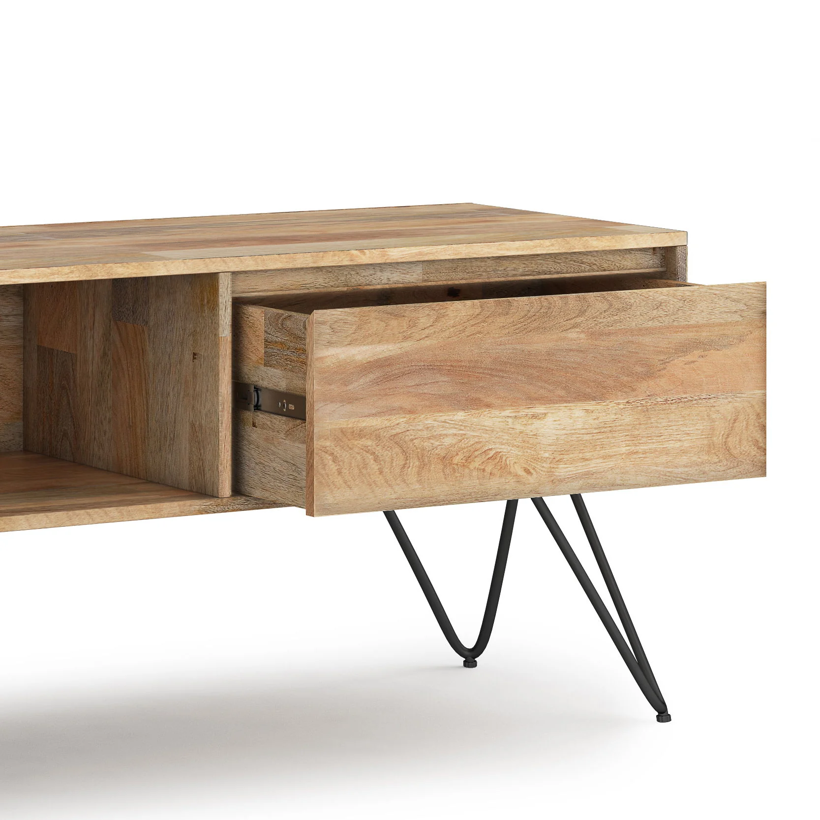 Hunter - Handcrafted TV Media Stand - Natural - Image 9