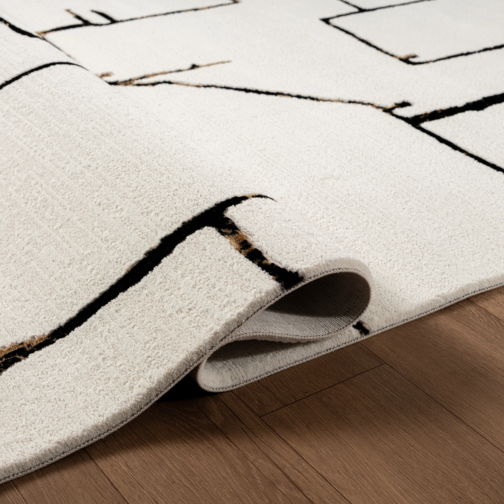 .Hunter Ivory Power-Loomed Area Rug - 6' 6" x 9' 0" - Image 2