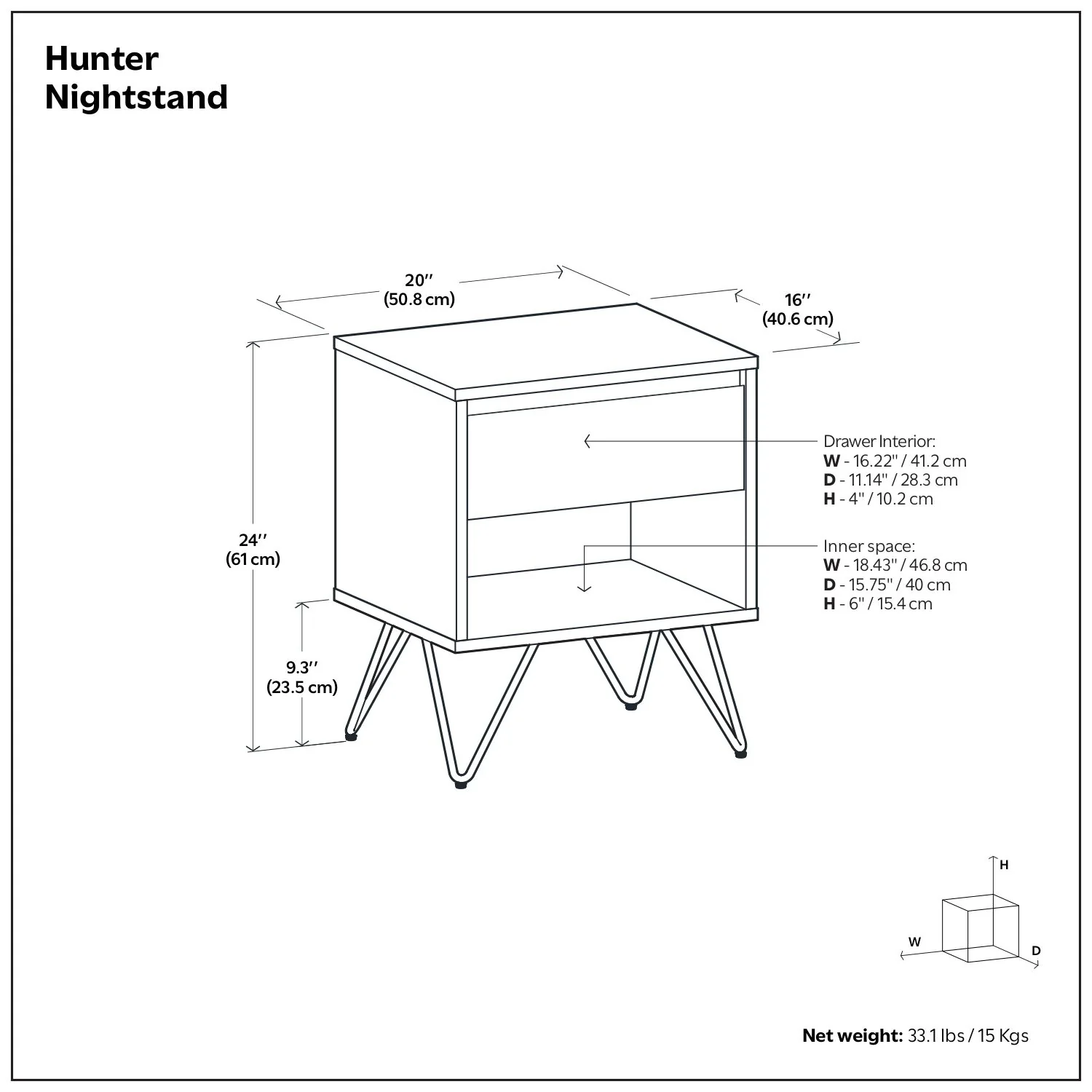 Hunter - Nightstand - Image 11