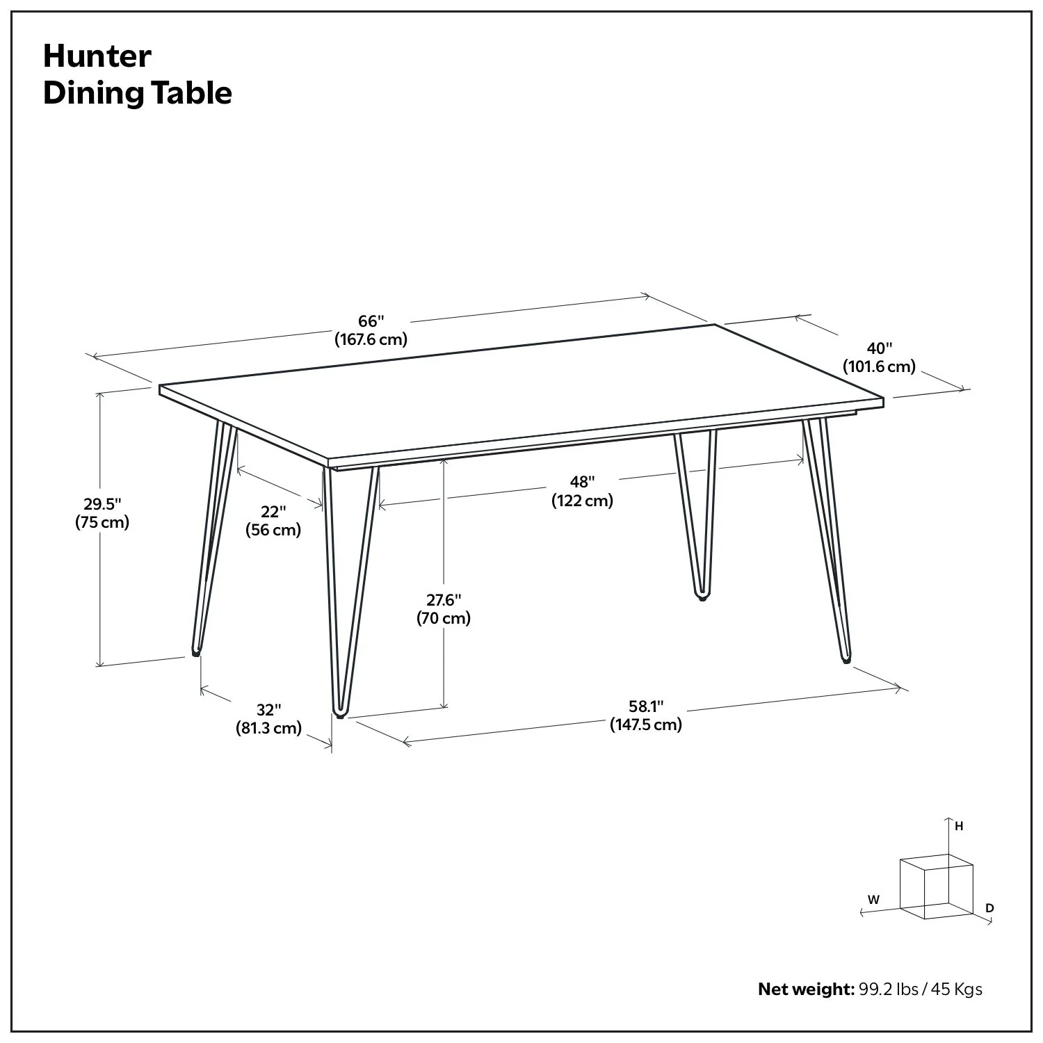 Hunter - Square Tabletop Dining Table - Image 25