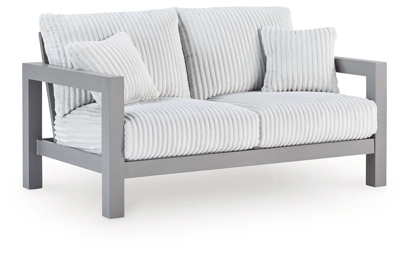 Hurley Park - Loveseat With Cushion - Gray - Image 6