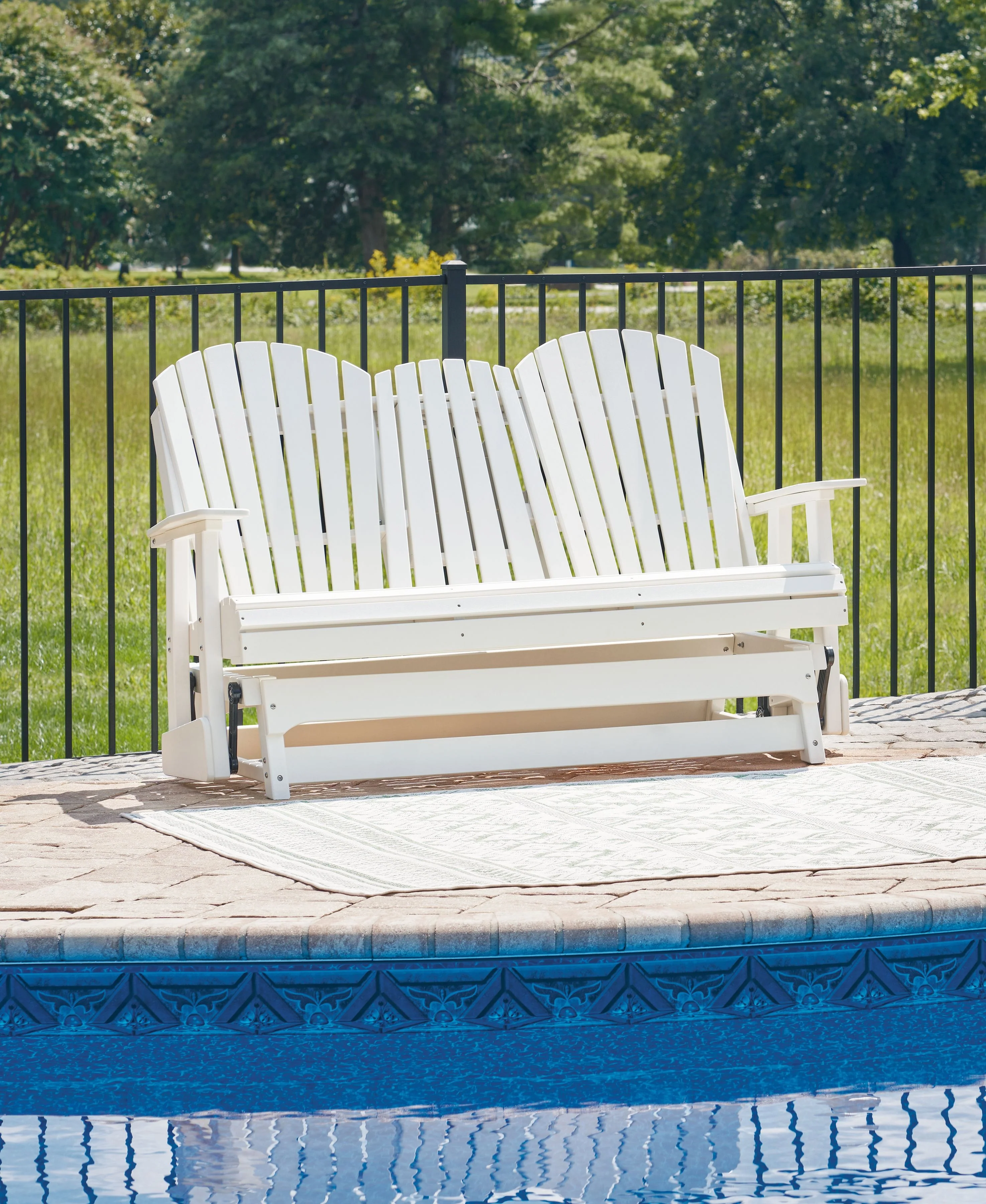 Hyland Wave - Glider Loveseat - Image 12