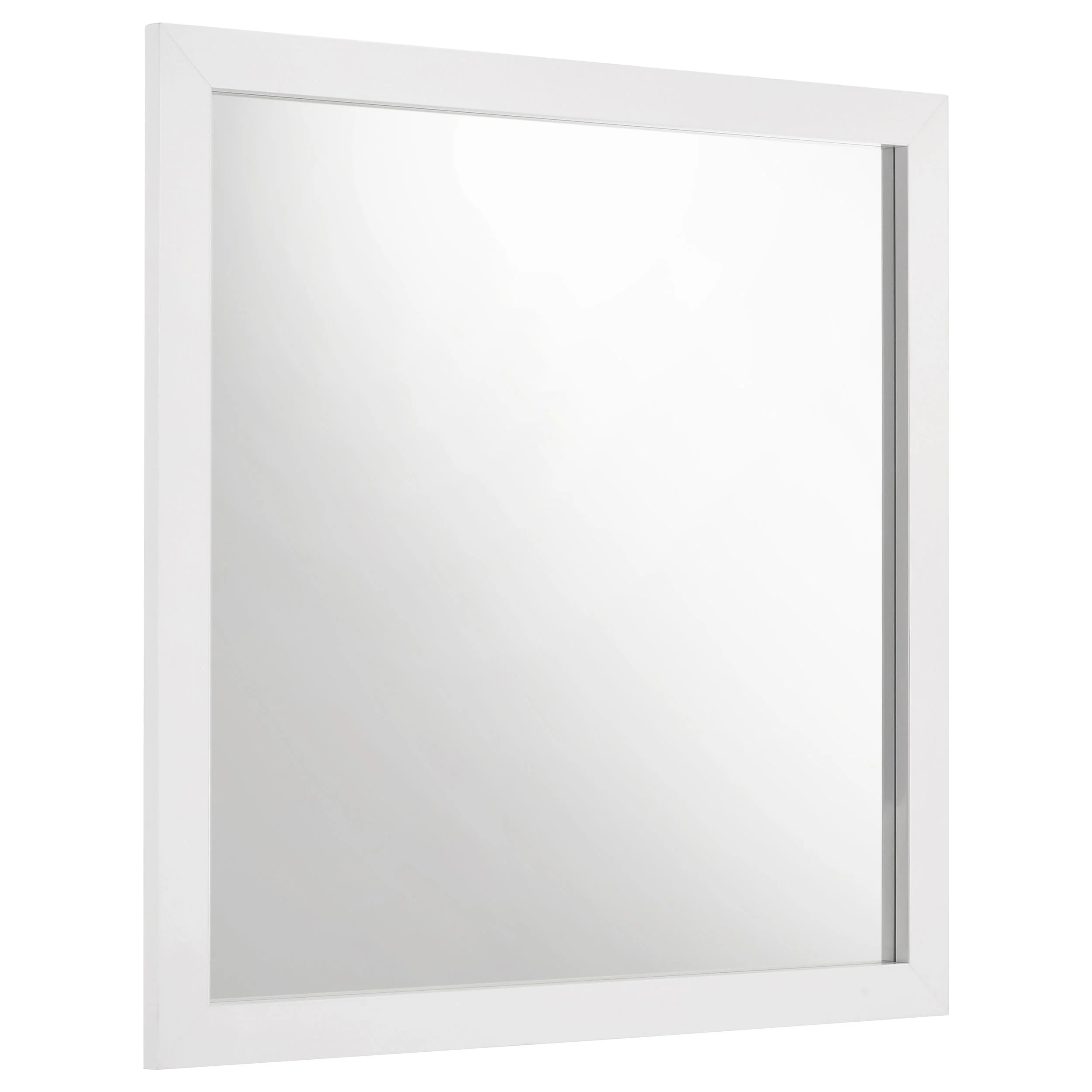 Ines - Dresser Mirror Holographic - White High Gloss - Image 8