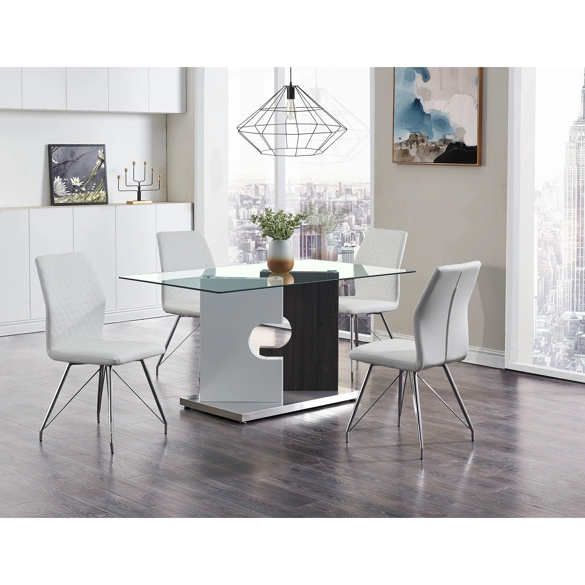 Iris - Dining Table - Gray - Image 6