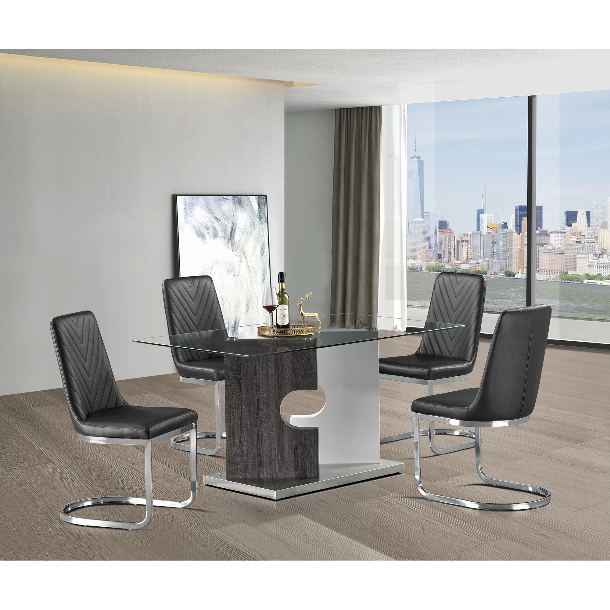 Iris - Dining Table - Gray - Image 9