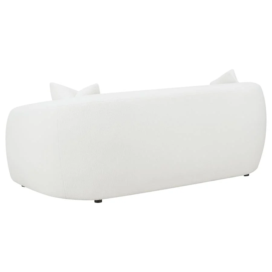 Isabella - Faux Sheepskin Upholstered Sofa Set - Image 9