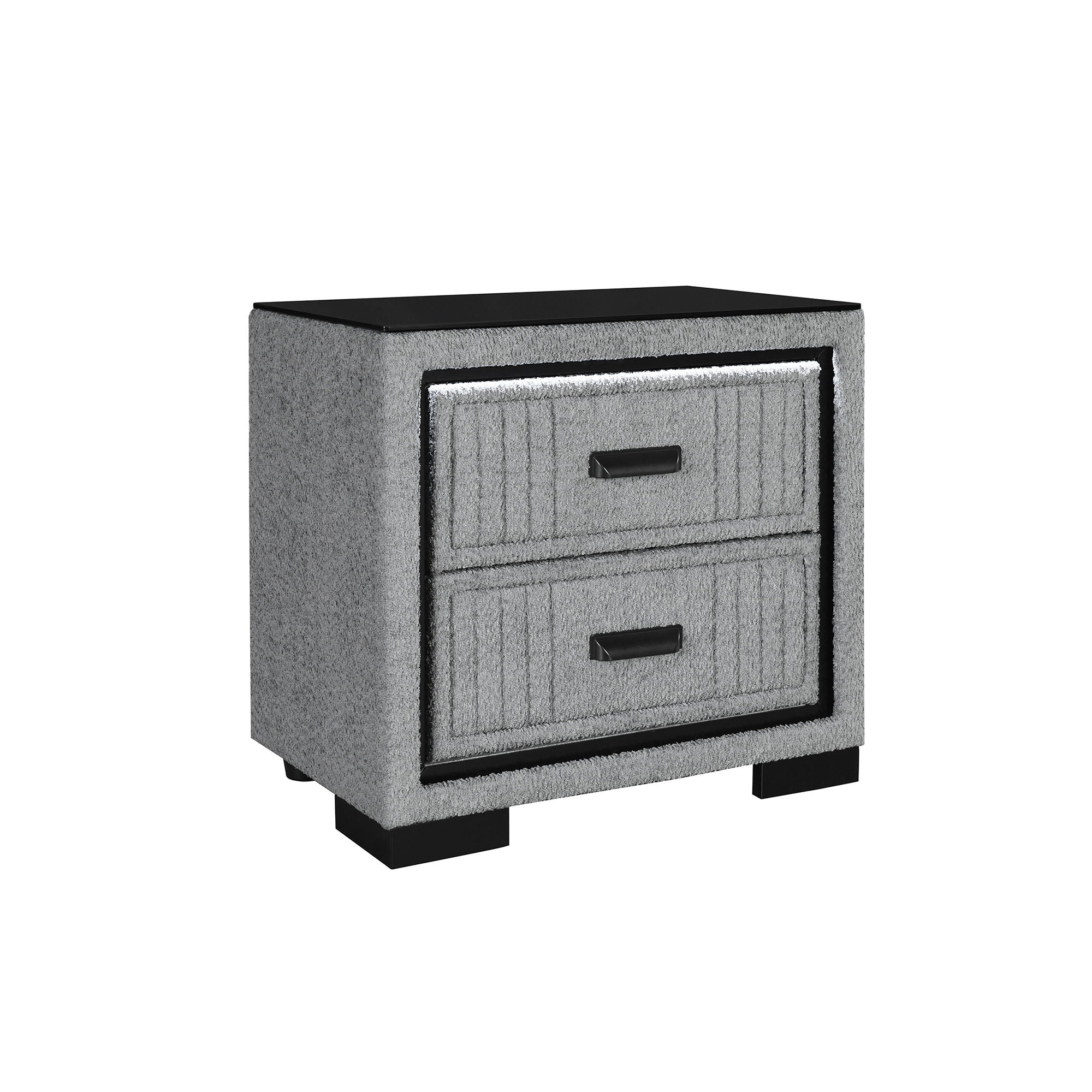 Isaiah - 5 Piece Bedroom Set With TV Lift-LED, Speakers And Fireplace - Image 12