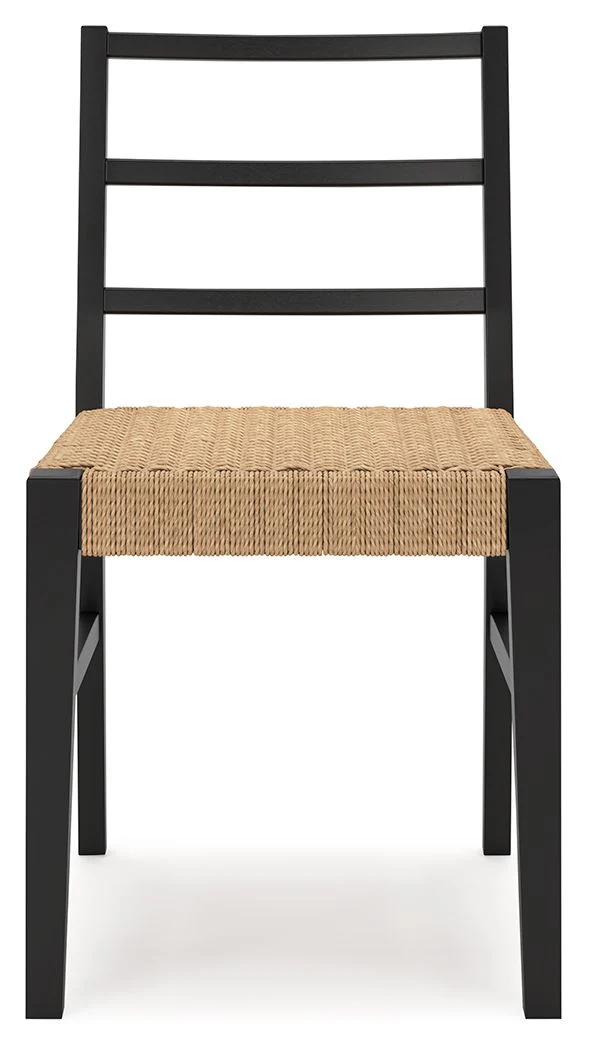 Isanti - Dining Room Side Chair (Set of 2) - Light Brown / Black - Image 8