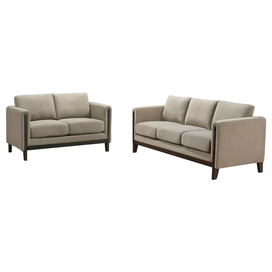 Islington - Upholstered Panel Arm Sofa Set - Image 3
