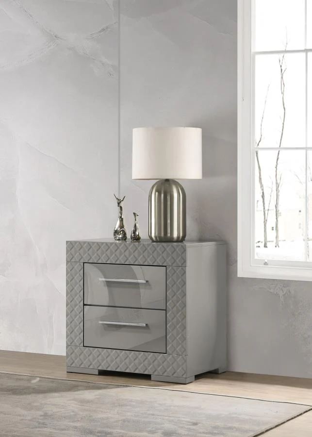 Ives - 2-Drawer Nightstand Bedside Table - Image 4