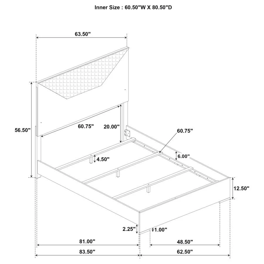 Ives - Panel Bed LED Headboard - Image 36