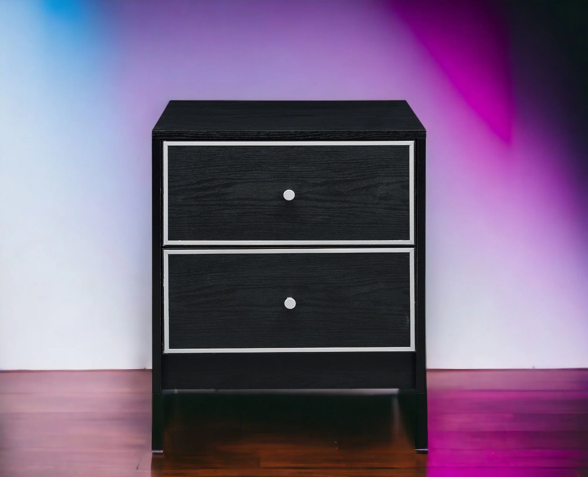 Jabir - Accent Table With Variety / Selection - Black / Silver - Image 6