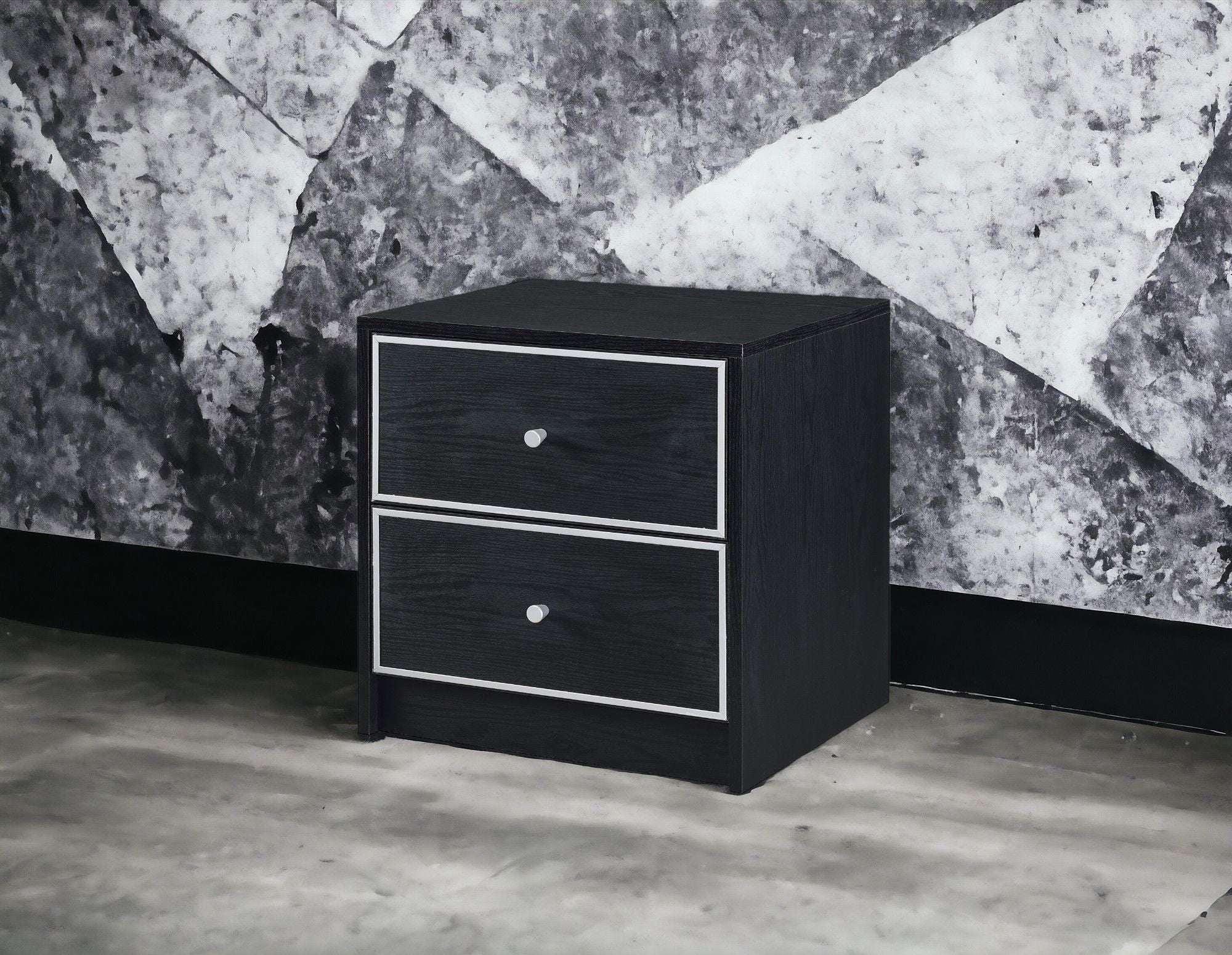 Jabir - Accent Table With Variety / Selection - Black / Silver - Image 9