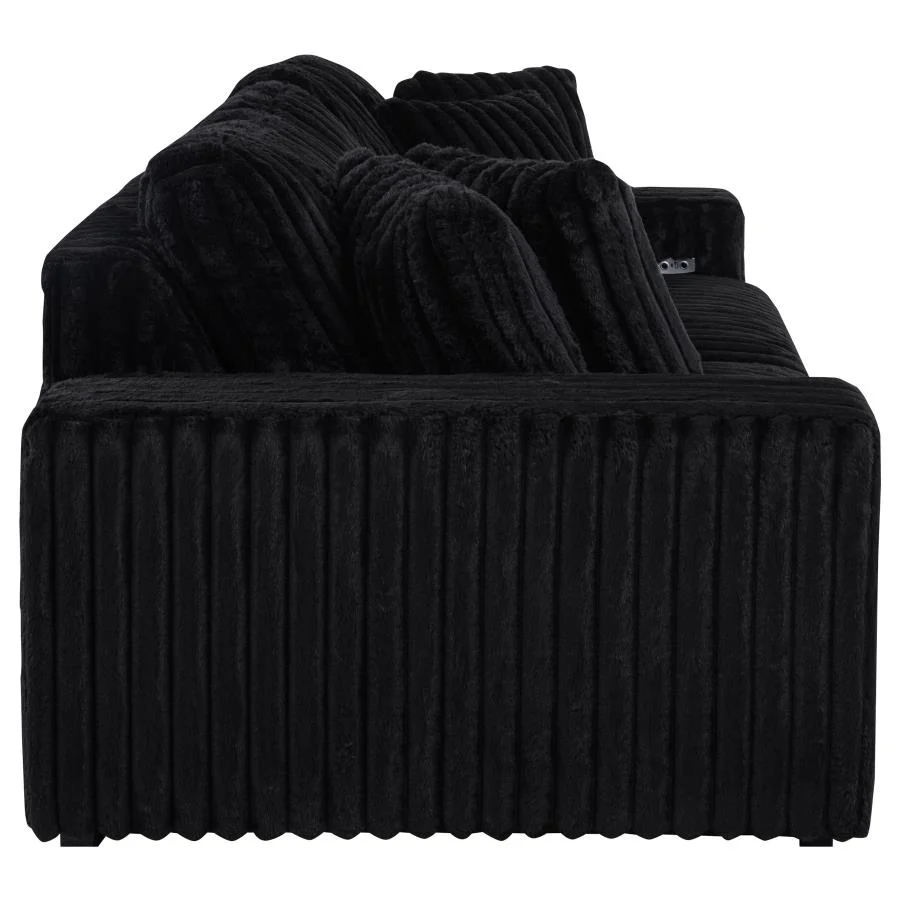 Jacana - Corduroy Upholstered Dual Power Chaise Sofa - Image 33