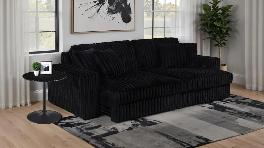 Jacana - Corduroy Upholstered Dual Power Chaise Sofa - Image 9