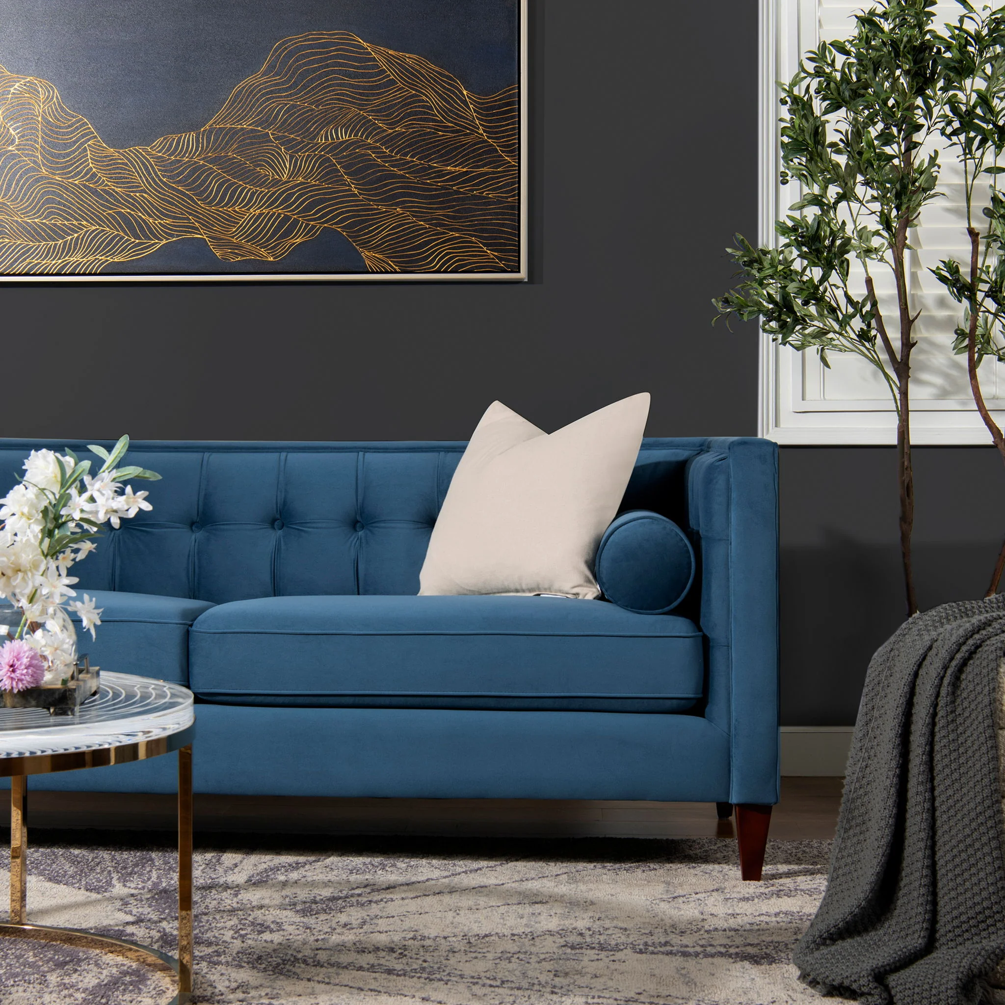 Jack - Modern Tuxedo Tufted Sofa - Image 32
