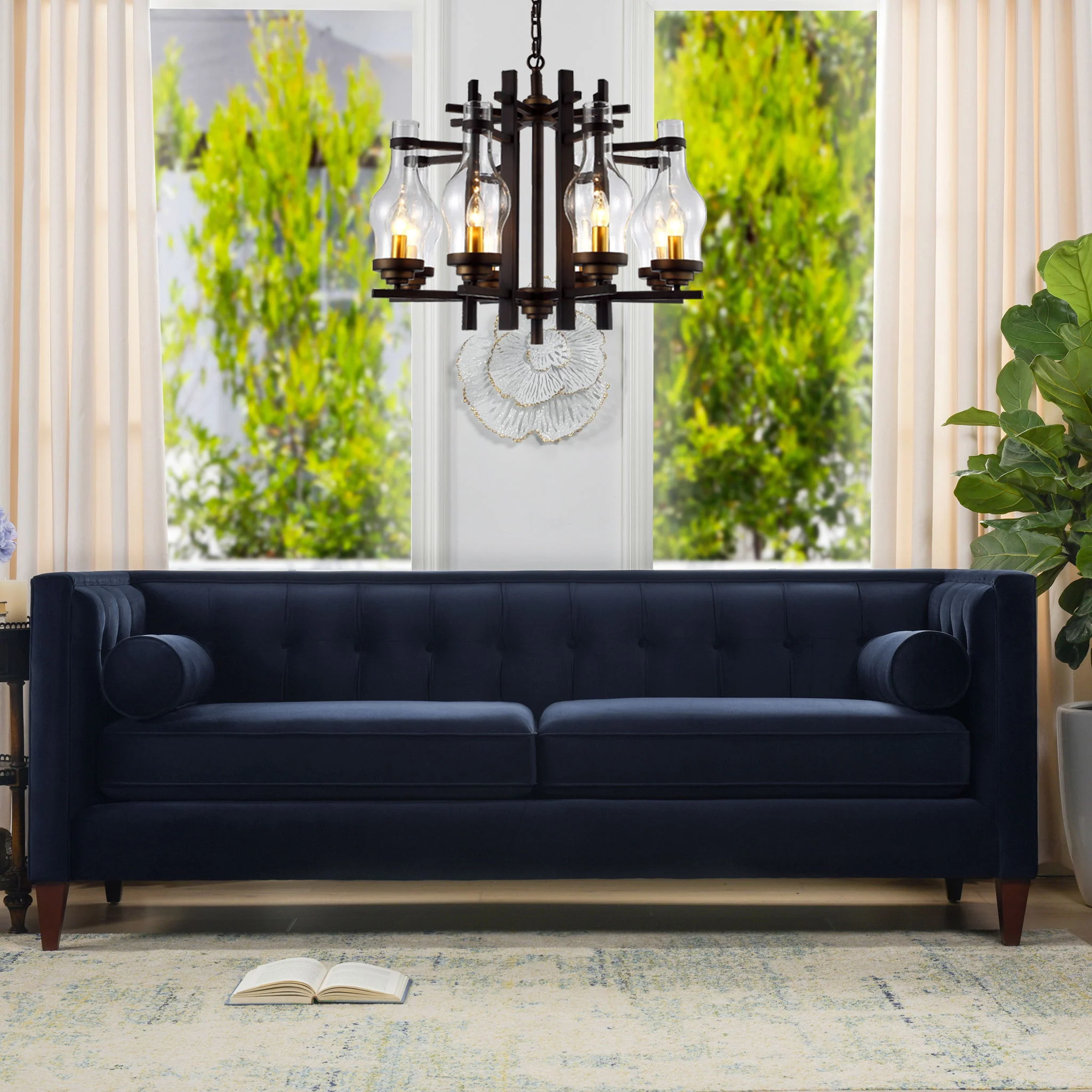 Jack - Modern Tuxedo Tufted Sofa - Image 4