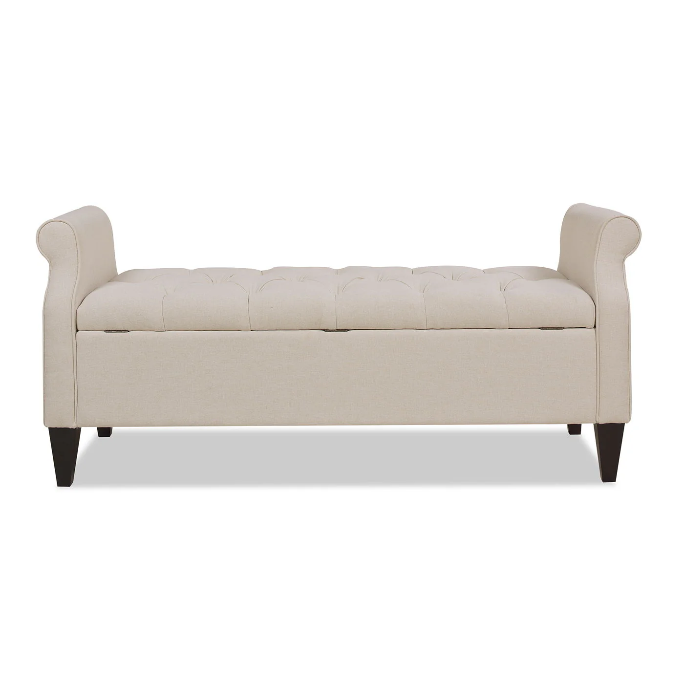 Jacqueline - Tufted Roll Arm Storage Bench - Image 7