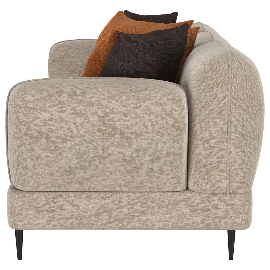 Jade - Chenille Upholstered Modern Track Arm Sofa - Image 10