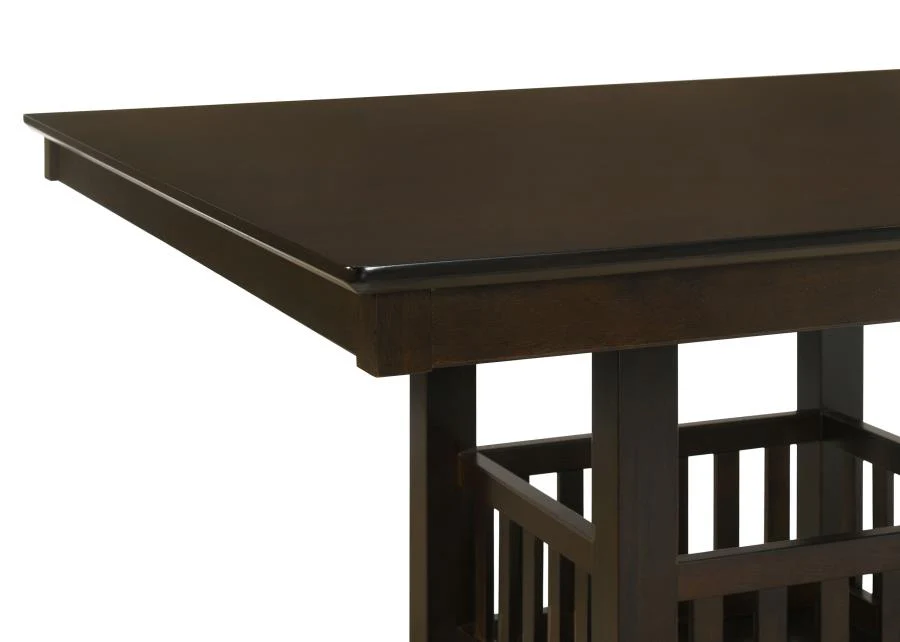 Jaden - Square Counter Height Dining Table - Espresso - Image 8