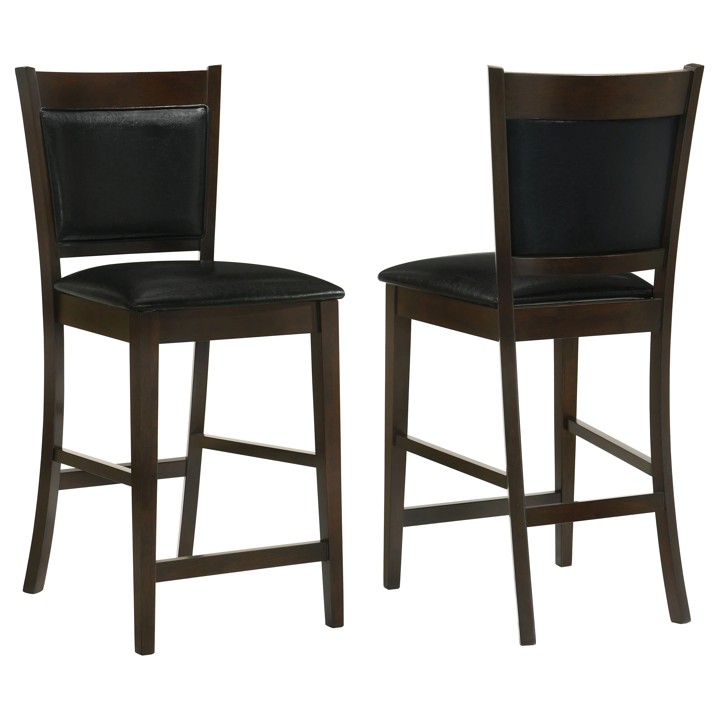 Jaden - Upholstered Counter Chair (Set of 2) - Black And Espresso - Image 15