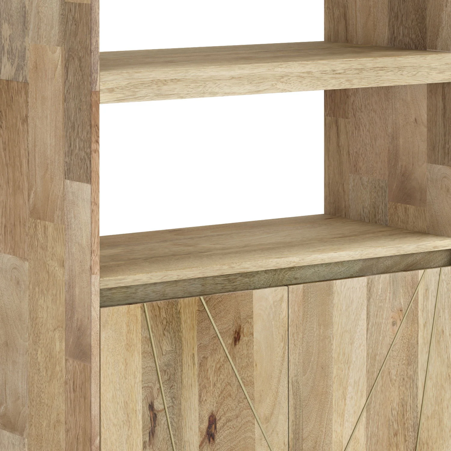 Jager - Bookshelf With Doors - Natural - Image 11