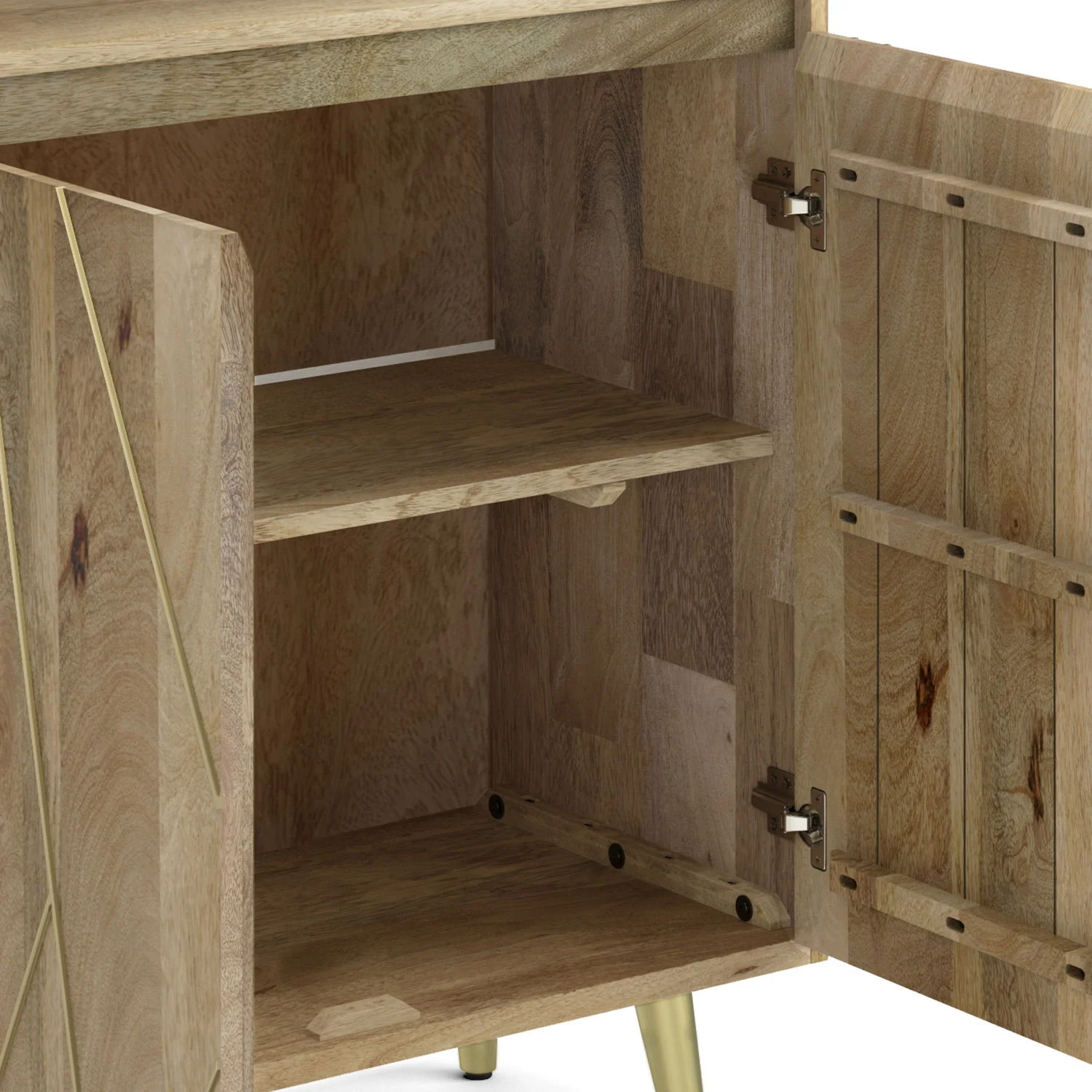 Jager - Bookshelf With Doors - Natural - Image 7