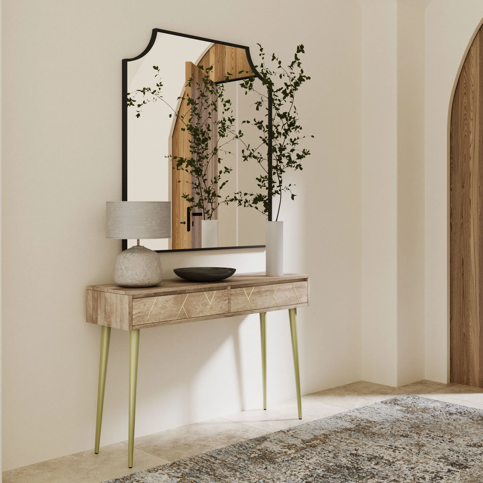 Jager - Console Table - Natural - Image 6