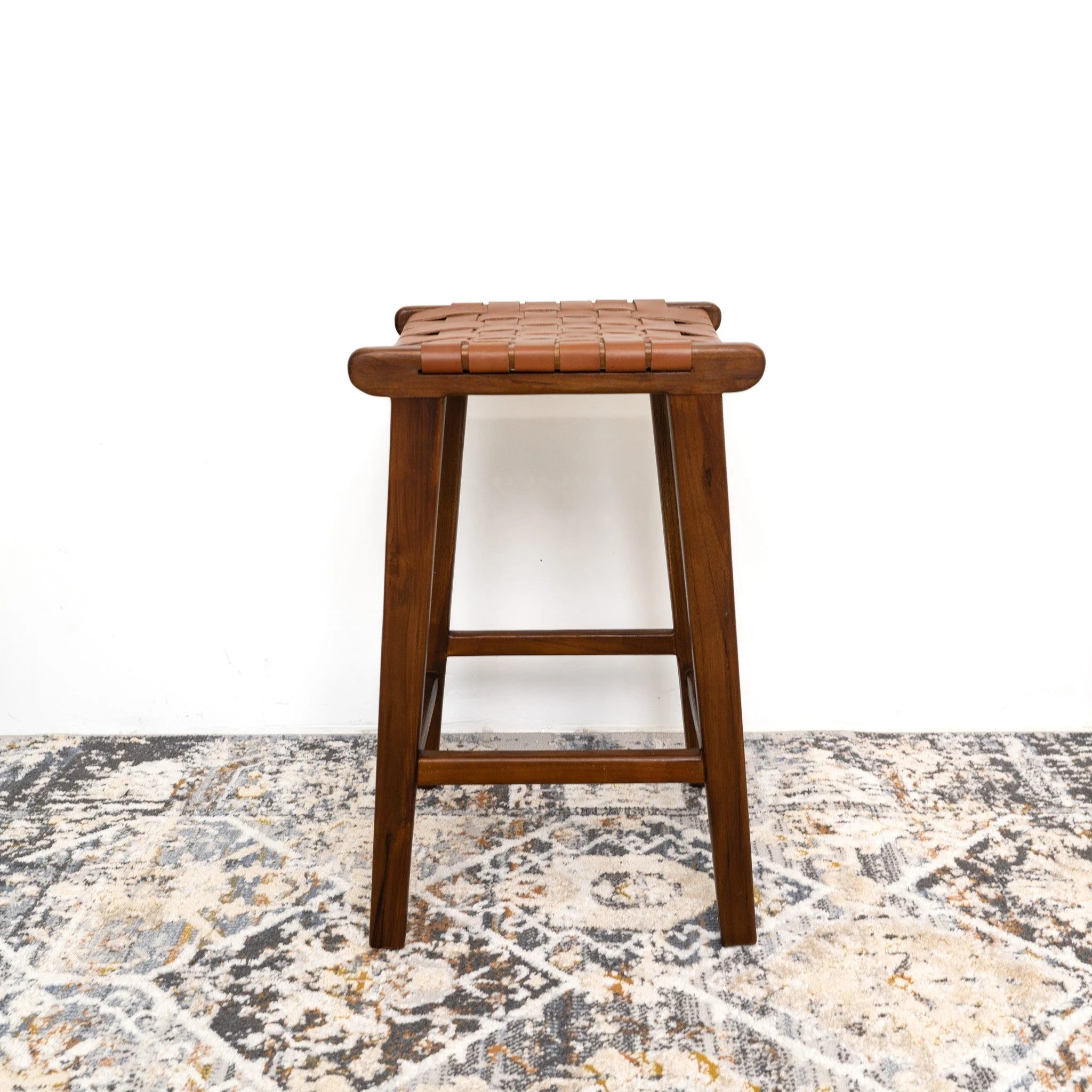 James - Mid-Century Modern Genuine Counter Stool - Image 18