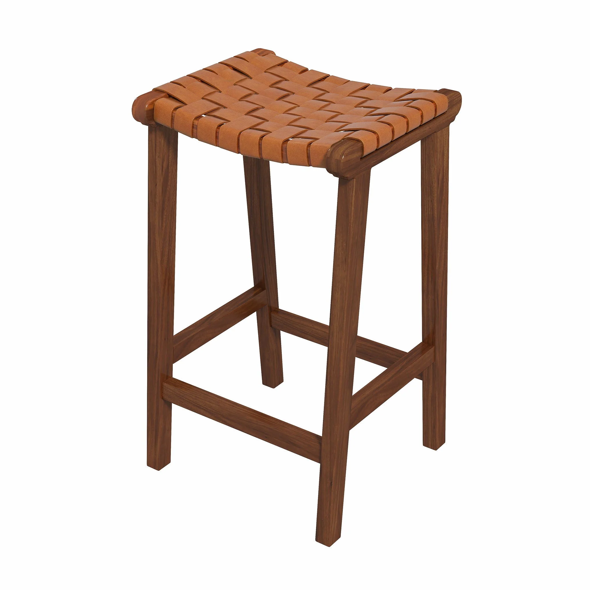 James - Mid-Century Modern Genuine Counter Stool - Image 19