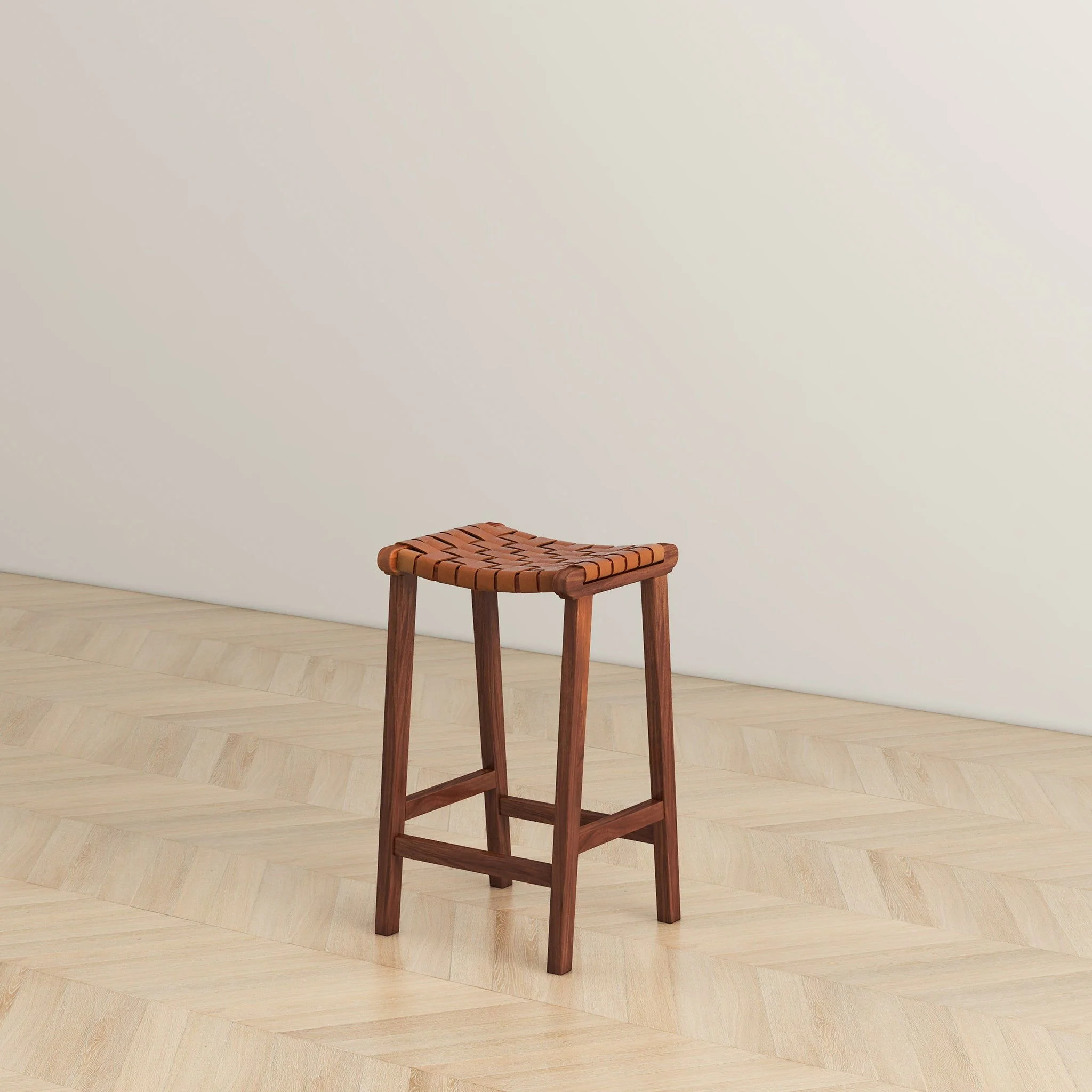 James - Mid-Century Modern Genuine Counter Stool - Image 23
