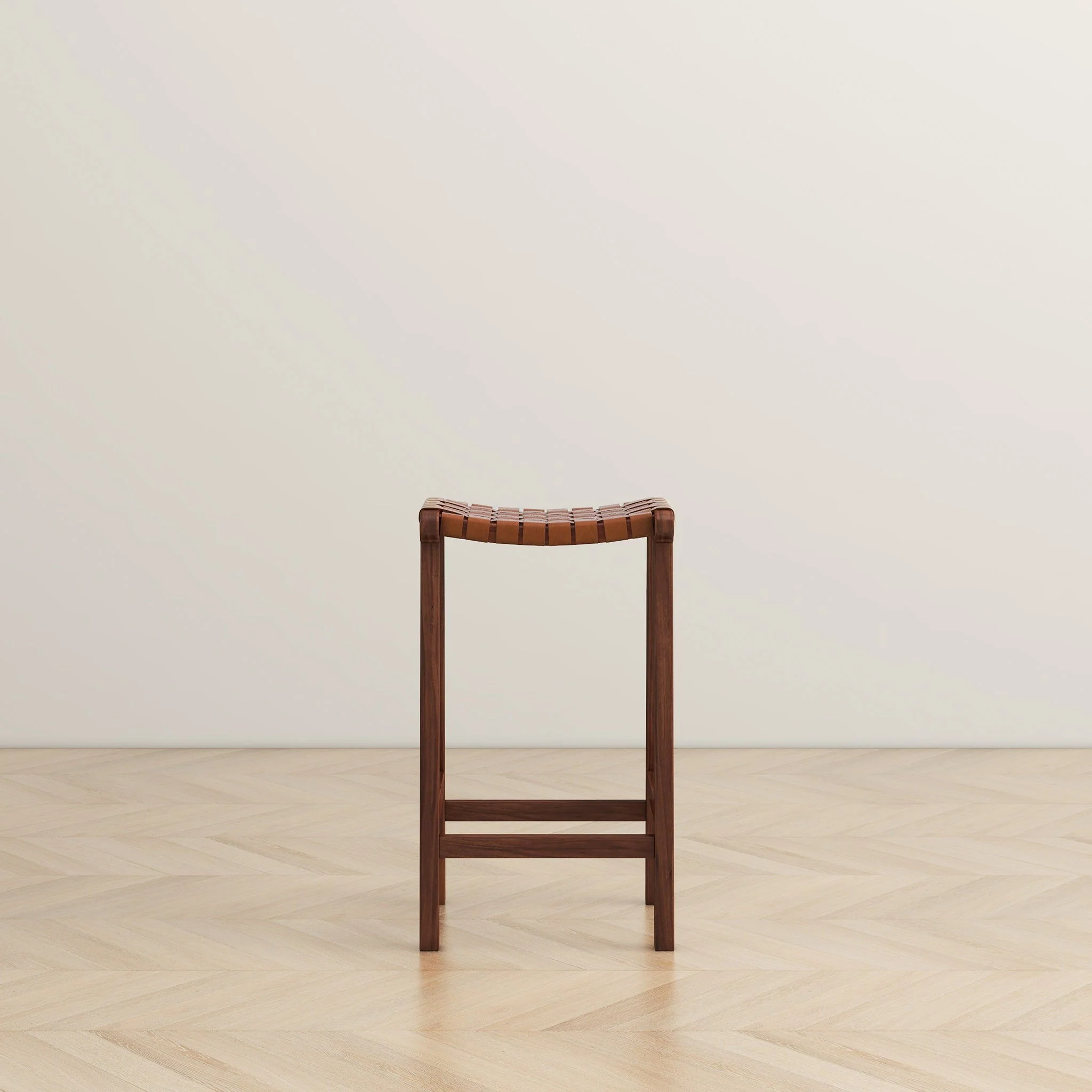James - Mid-Century Modern Genuine Counter Stool - Image 3