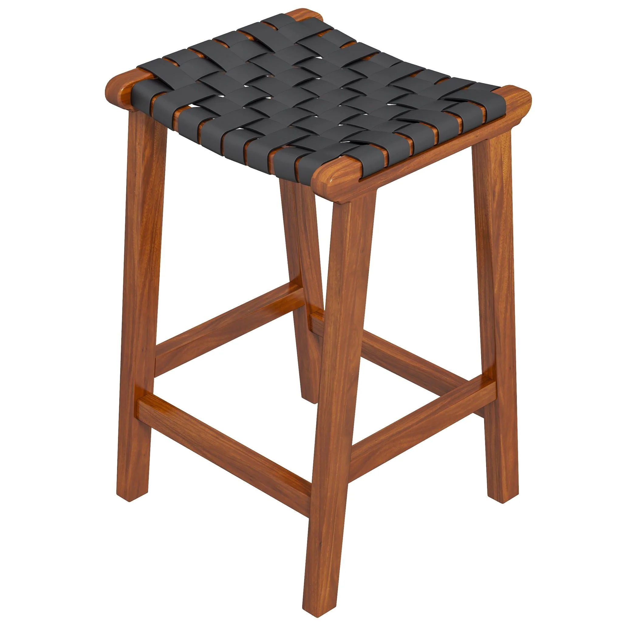 James - Mid-Century Modern Genuine Counter Stool - Image 5