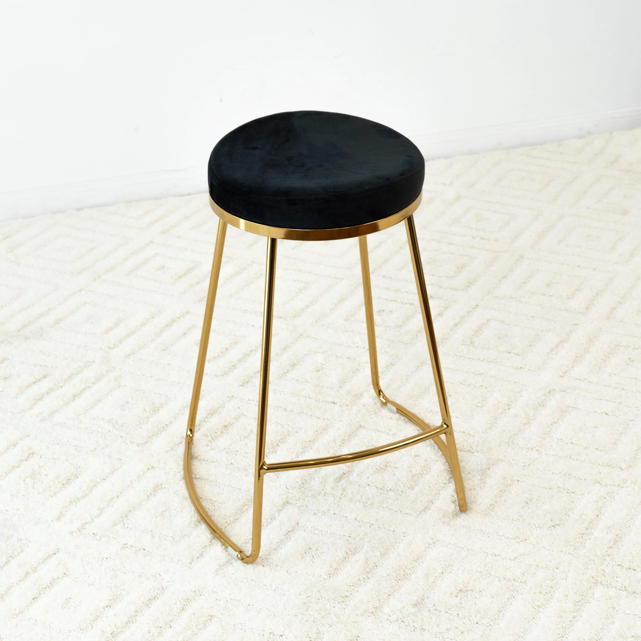 Jane - 26" Mid-Century Modern Luxury Upholstered Stool - Image 5