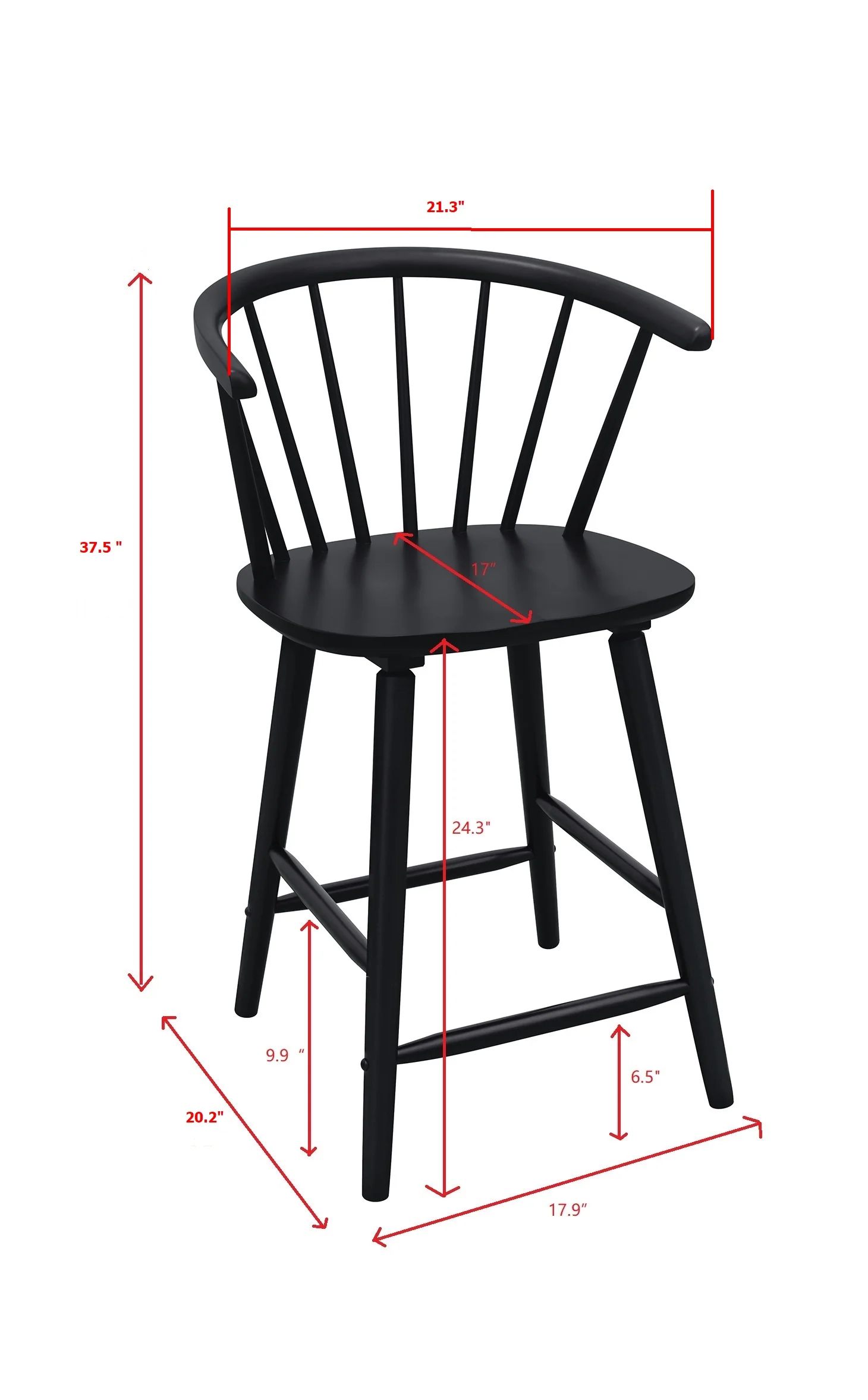 Janna Counter Height Stool - Image 3
