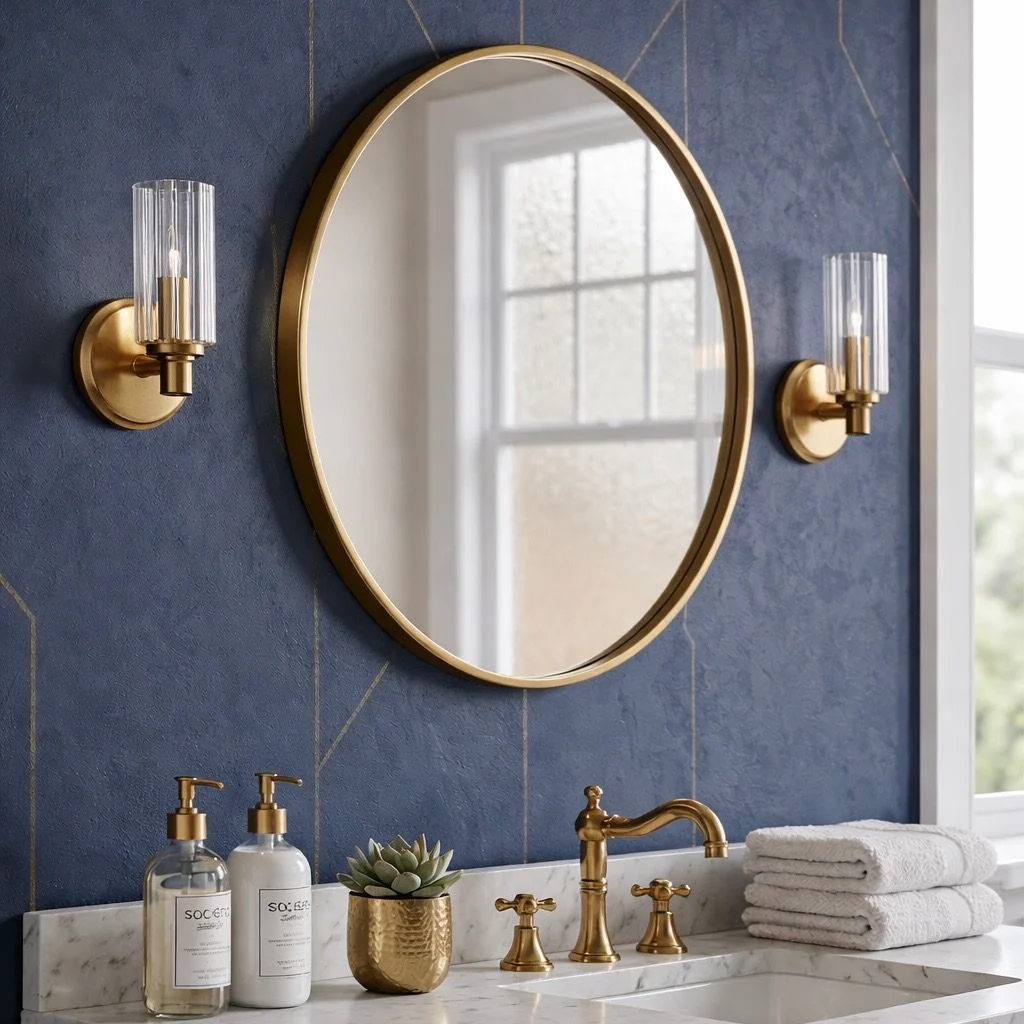 Jardin - Single Light Wall Sconce With Clear Ribbed Satin - Clear / Gold - Image 2