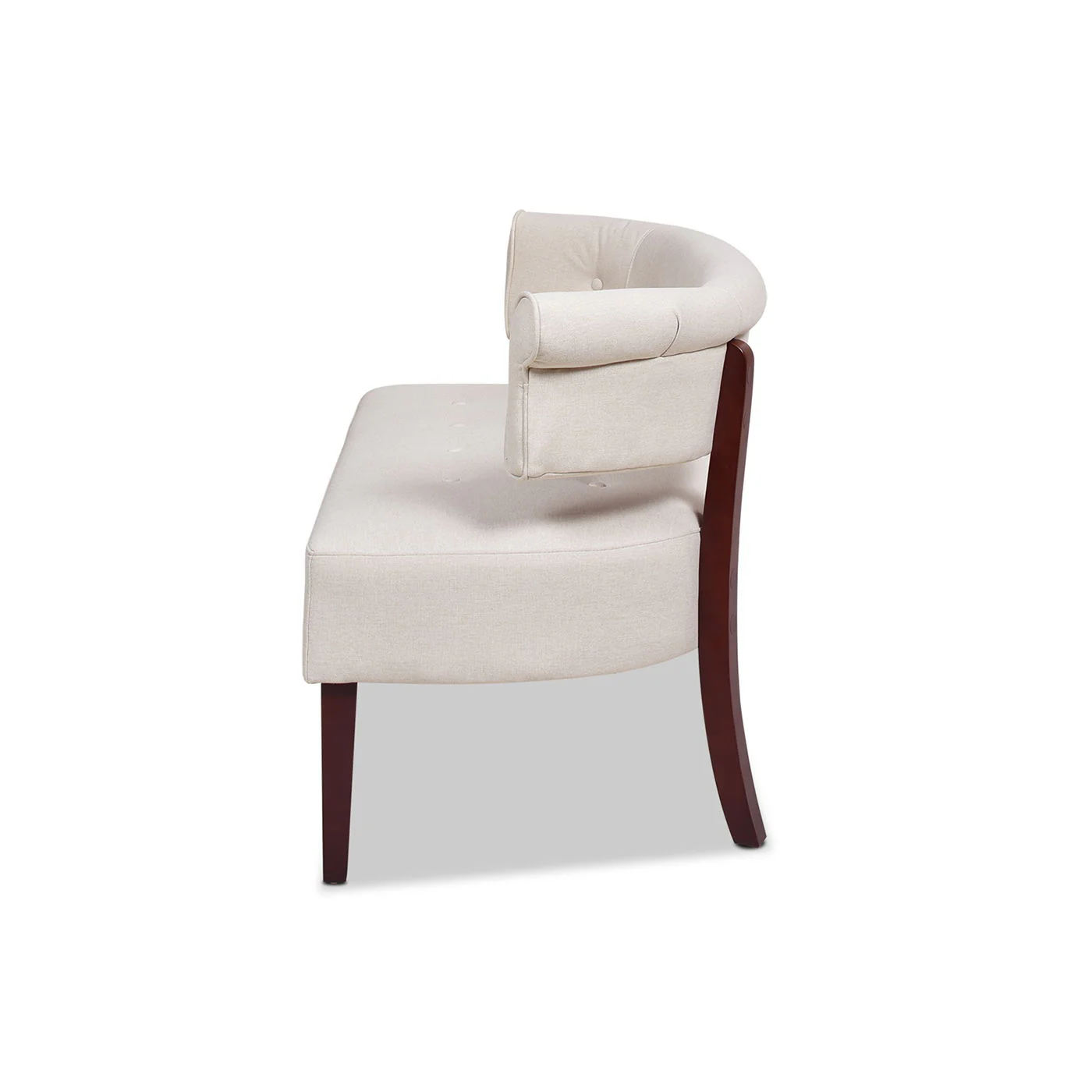 Jared - Versatile Roll Arm Tufted Bench Settee - Image 4