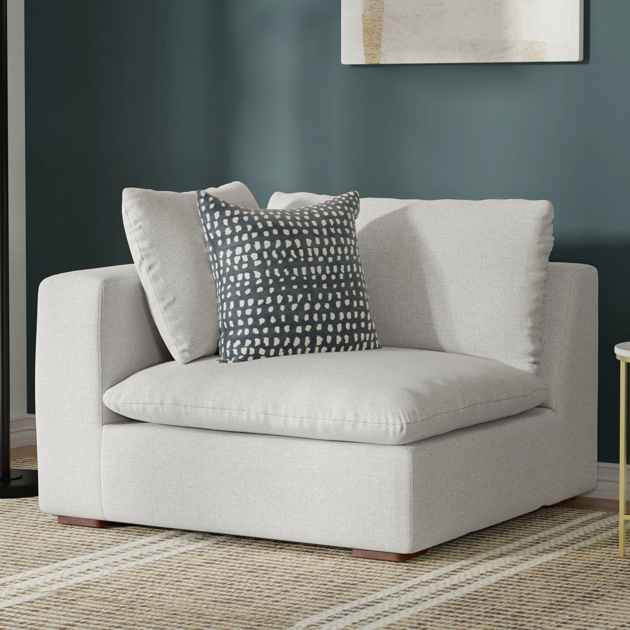 Jasmine - Left Arm Sofa Module - Gray - Image 4