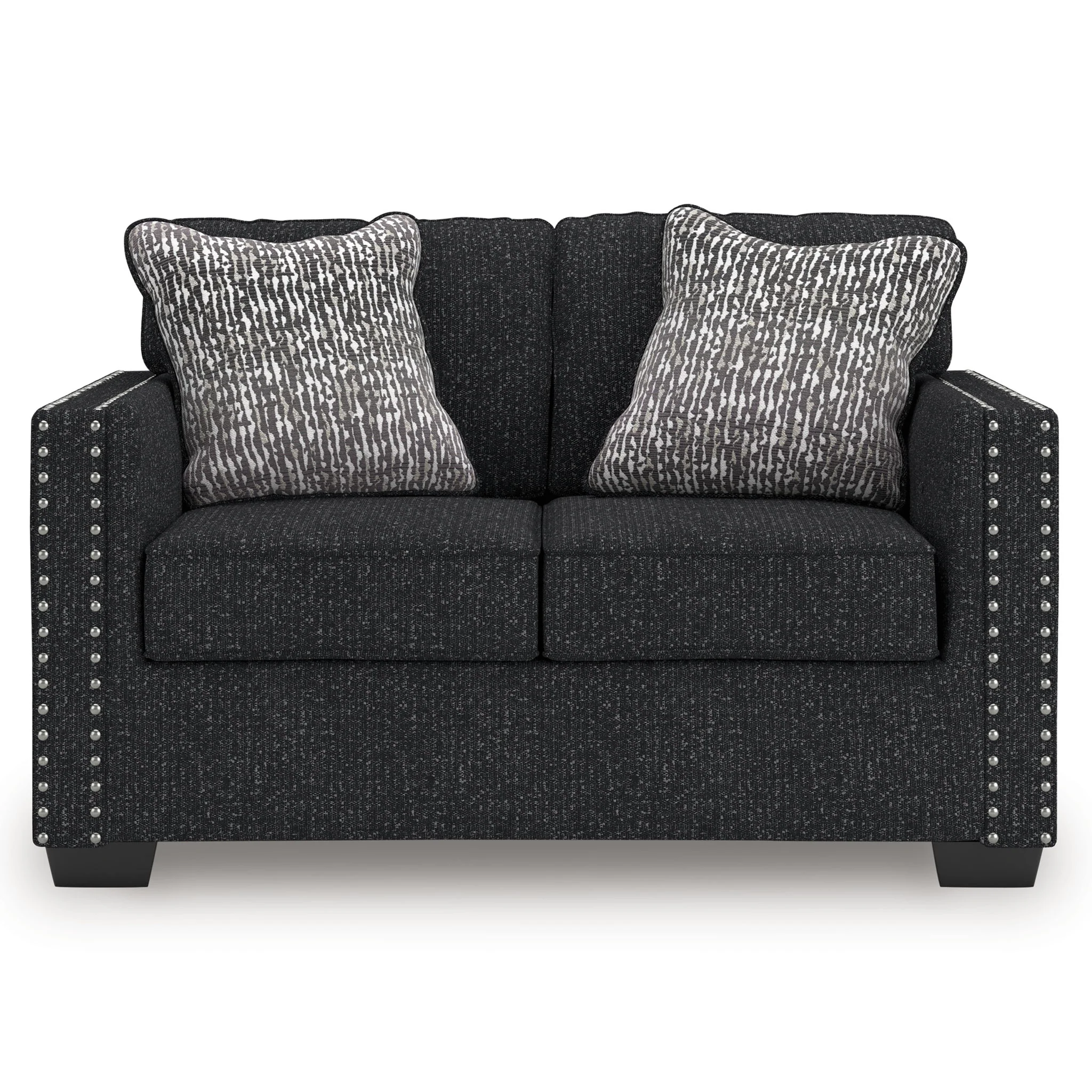 Jasmine Peaks - Loveseat - Coal - Image 7
