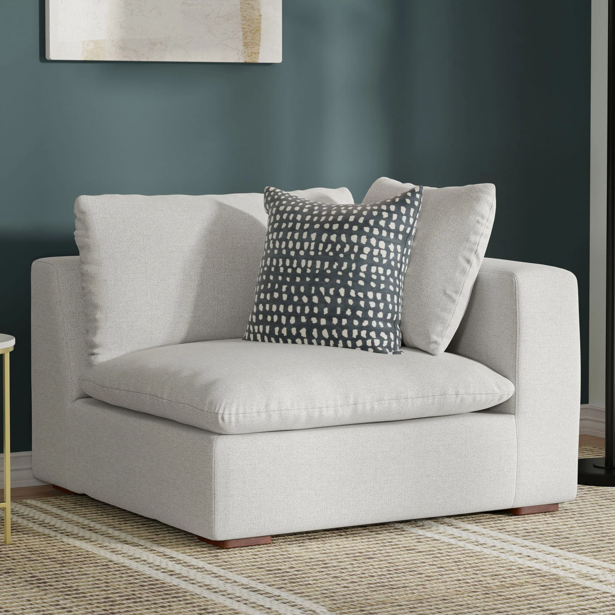 Jasmine - Right Arm Sofa Module - Gray - Image 2