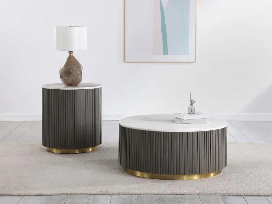 Jason - Round Marble Top Table - Image 15