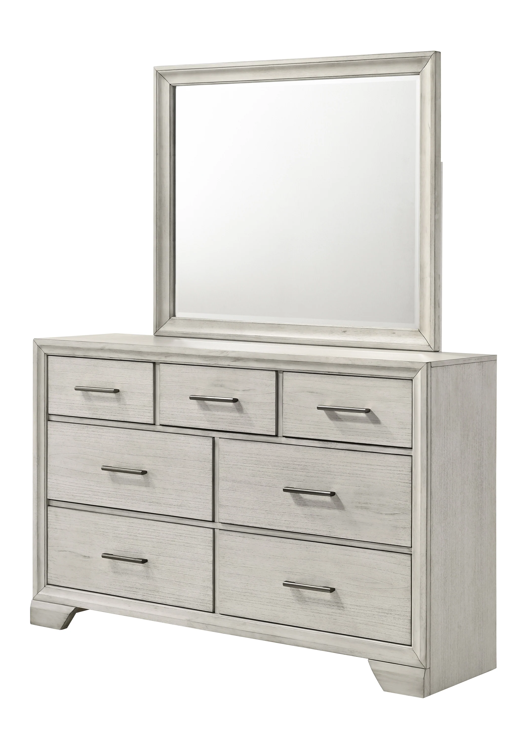 Jaymes Dresser Mirror White Mist - Image 3